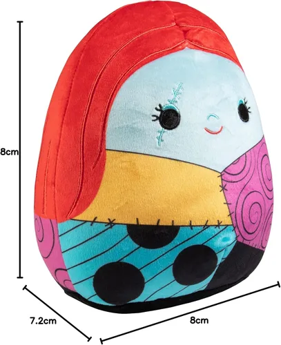 Miniatura 7 de Squishmallows Sally original de 8 pulgadas, Pesadilla antes de Navidad, peluche oficial de Jazwares para Halloween, juguete de peluche coleccionable