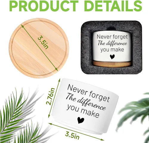 Miniatura 5 de Regalos inspiradores para mujeres, bonita maceta para suculentas, maceta de cactus para amantes de las plantas, regalo motivacional de animación