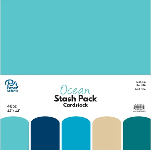 Miniatura 12 de PA Paper Accents - Paquete de cartulina de 12 x 12 pulgadas, papel de cartulina de color negro para hacer tarjetas, álbumes de recortes, impresión