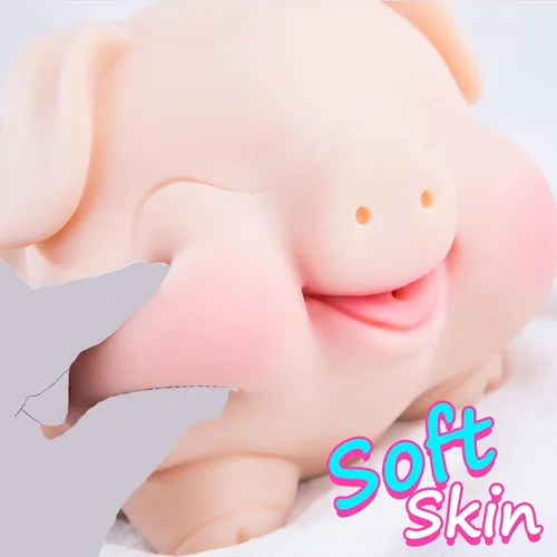 Miniatura 3 de Muñeca sexual realista para hombres, masturbador masculino de cerdo con vaginal apretado y anal profundo, juguete sexual de tamaño completo, lindo