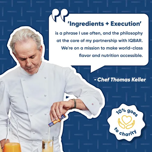 Miniatura 4 de IQMIX x Chef Thomas Keller - Polvo de Electrolitos para Hidratación – Fórmula 4 en 1 para Hidratación, Claridad Mental, Estado de Ánimo