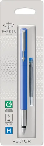 Pluma estilográfica Parker Vector., Azul