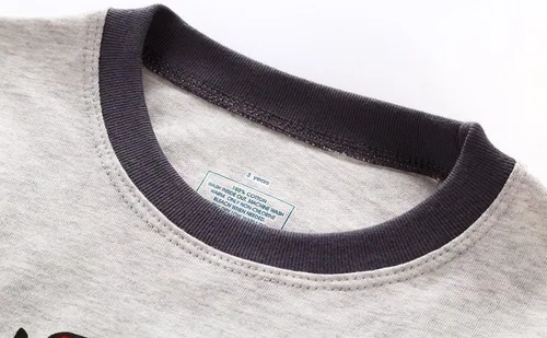 Miniatura 2 de RKOIAN Conjunto de pijama de manga corta para niños pequeños, 100% algodón, ropa de dormir para niños pequeños
