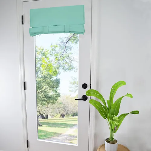 Miniatura 31 de WdFour Cortinas de puerta francesa con tacto sedoso, aislamiento térmico, reducción de ruido, cortinas opacas para puerta de vidrio y oficina