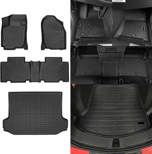 Miniatura 90 de Alfombrillas de piso Naibeve para Ford Edge 2015 2016 2017 2018 2019 2020 2021 2022 2023 2024 2025 - Ajuste personalizado para todo clima