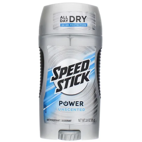 SPEED STICK Desodorante antitranspirante sin perfume, 3 onzas (paquete de 5)