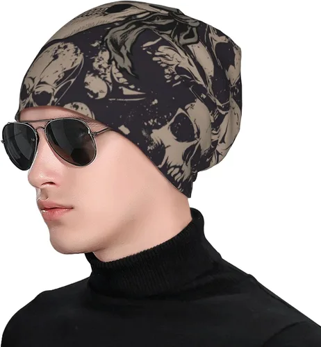 Miniatura 3 de Black Cat Slouchy Beanie Multifunction Chemo Skull Caps Headwear Hats Turban Unisex