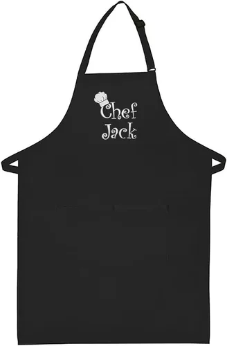 Hecho en los EE. UU. Delantal Premium Bordado Personalizado para Adultos para Hombres Mujeres Día del Padre Día de la Madre Cocina Barbacoa Parrilla