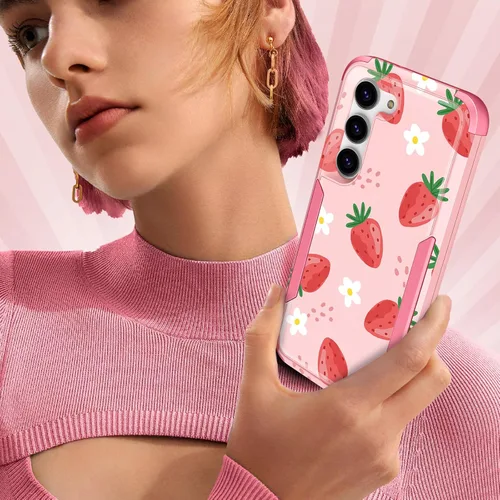 Miniatura 188 de Funda para Samsung Galaxy S22 - Funda de Teléfono para Mujeres Chicas Lindas Cubierta Diseño Único Estético Genial para Adolescentes Kawaii Fresa