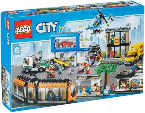 LEGO City Town 60097 Kit de construcción para plaza de ciudad