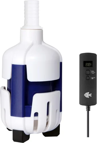 Miniatura 7 de Bomba de retorno nano para sumidero de acuario de agua salada, bomba de agua pequeña, CC 12 V con controlador, 185 GPH (700 L/H), 9 vatios, uso
