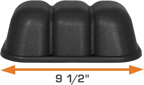 Miniatura 6 de GlowShift - Soporte universal de montaje en salpicadero de tres indicadores en negro - Compatible con cualquier marca/modelo de coche o camión