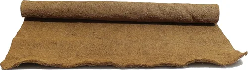 Envelor Tapete de cultivo de fibra de coco para microgreens de 4 x 4 pies, forro de semillas de coco para bandejas de cultivo, cestas colgantes,