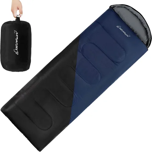 Clostnature - Saco de dormir para adultos y niños - Saco de dormir ligero para camping para niñas, niños, jóvenes, saco de dormir ultraligero para
