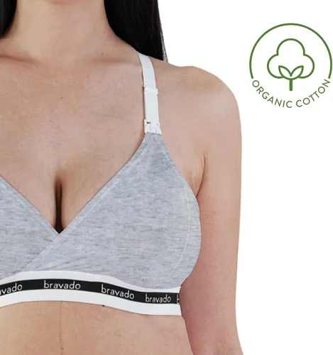 Miniatura 3 de BRAVADO! DESIGNS Women's Original Nursing Bra, Regular Full Extended Cups Maternity Bra for Breastfeeding