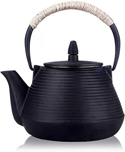 TOWA Workshop Tetsubin - Tetera de hierro fundido con infusor de acero inoxidable Pagoda 30 oz / 30.4 fl oz