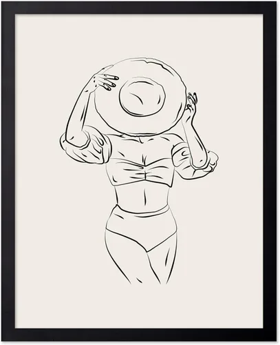 Miniatura 8 de Poster Master Póster de peonías – Estampado de flores retro – Ilustración floral – Ilustración en blanco y negro – Diseño de línea y abstracto