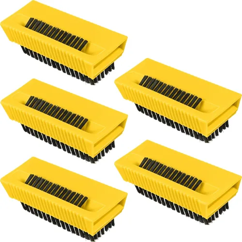 Miniatura 7 de 5 cepillos de uñas para limpiar las uñas, cepillos de mano para limpiar las uñas para hombres, cepillo no desechable, plástico resistente para manos