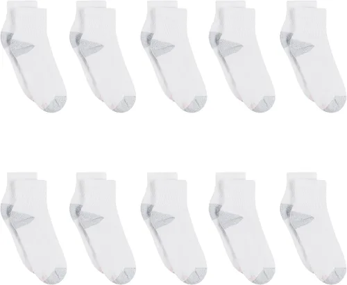 Miniatura 4 de Hanes Women's Value, Ankle Soft Moisture-Wicking Socks, Available in 10 and 14-Packs