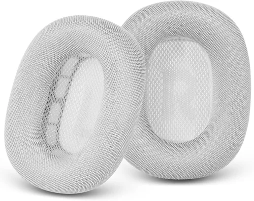 Miniatura 10 de GEVO Almohadillas de repuesto mejoradas para auriculares AirPods Max 1 y 2, almohadillas de tela de malla, almohadillas para los oídos con espuma