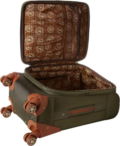 Miniatura 5 de Caribbean Joe 20 pulgadas 8 ruedas Spinner equipaje de mano, Verde oliva, 20" 8 ruedas Spinner de mano