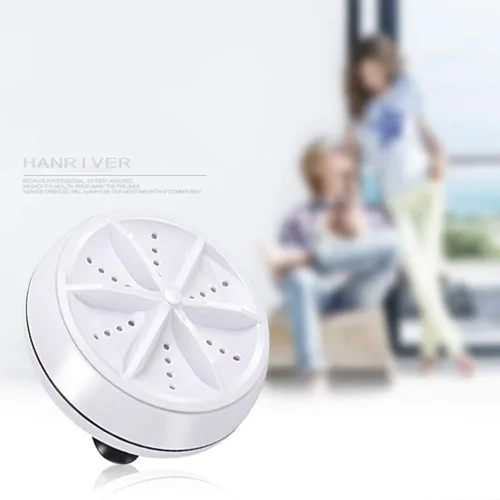 Miniatura 3 de Mini lavadora portátil USB,Lavavajillas de fregadero de cocina,Lavadora turbo ultrasónica para platos,Calcetines,Ropa