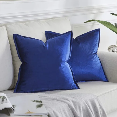 Miniatura 18 de GIGIZAZA Fundas de Almohadas Decorativas de Terciopelo Dorado Lumbar 12x20 Oblongas para Sofá y Sillón Paquete de 2