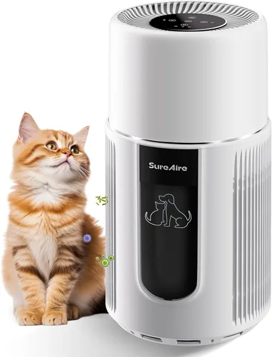 Purificador de aire para mascotas para el hogar, filtro HEPA H13 para pelo de perro, gato, caspa, olores, polvo, purificadores de aire para