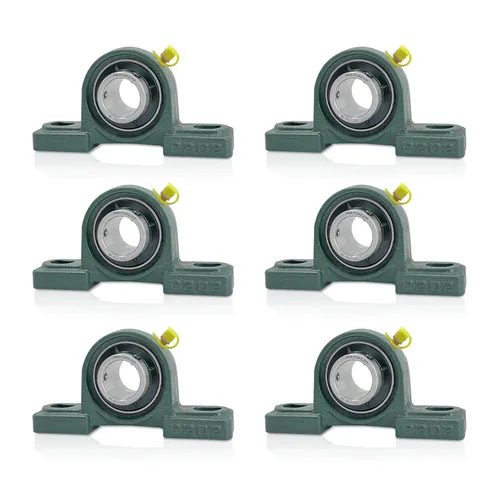 Miniatura 14 de 4 piezas de 10 mm Rodamiento con Brida Cojinete de Empuje o Descanso Montado KP000 Bloque de Rodamiento