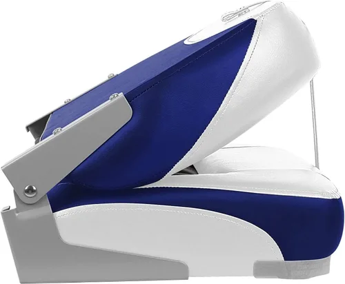 Miniatura 4 de XGEAR Asiento de barco de lujo con respaldo bajo/alto, asiento plegable para barco de pesca