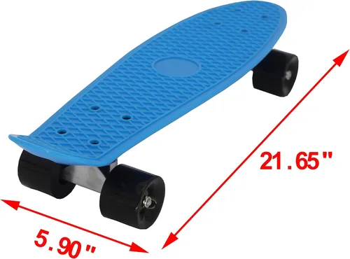 Miniatura 5 de FixtureDisplays® 22" Skateboard Cruiser 15192