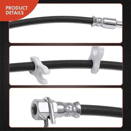 Miniatura 5 de A-Premium Manguera hidráulica de freno trasero del lado del conductor compatible con modelos Ram seleccionados - 1500 2011-2013/2018, 1500 Classic