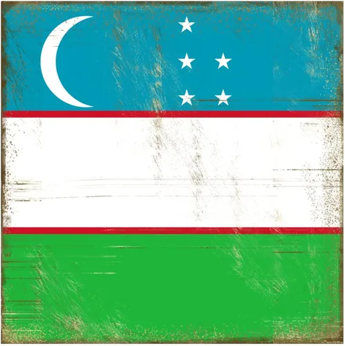 Miniatura 6 de Guangpat Calcomanías de pared con la bandera de Uzbekistán, recuerdo de la ciudad del país, calcomanías de pared patrióticas, arte de pared