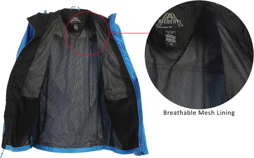 Miniatura 3 de Gioberti Chaqueta impermeable para hombre