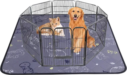 Miniatura 30 de IEUUMLER EU007 - Almohadillas lavables para perros, paquete de 2, antideslizantes e impermeables, reutilizables, para entrenamiento de cachorros