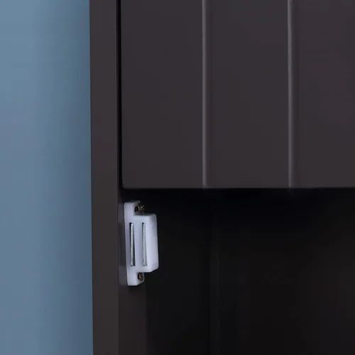 Miniatura 9 de HOMCOM Armario de almacenamiento para baño, unidad de almacenamiento de baño independiente, torre alta de lino con estantes y cajón de 3 niveles