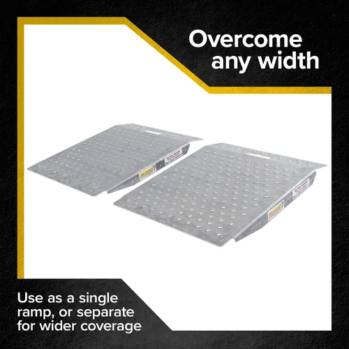 Miniatura 7 de Guardian Rampa de Almacenamiento de Cobertizo de Aluminio - Cortacésped ATV Carrito de Golf Paisajismo, Capacidad de 750 lb. con Tracción de Placa