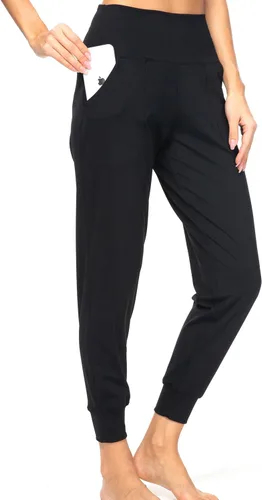 Miniatura 2 de Kcutteyg Pantalones deportivos para mujer con bolsillos, ligeros, de secado rápido, pantalones deportivos suaves para gimnasio, yoga, correr