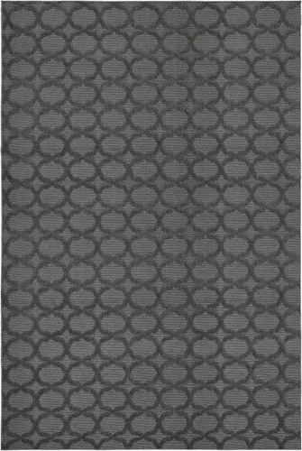 Miniatura 297 de Garland Rug Sparta - Alfombra antideslizante de polipropileno de 2 pies x 12 pies, color negro, ideal para salas de estar y pasillos, elegante