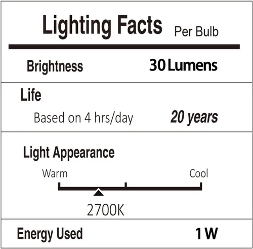 Miniatura 9 de Svater Guirnalda de luces para exteriores impermeables de 100 pies, luces LED para patio exterior con 52 bombillas G40 inastillables, iluminación