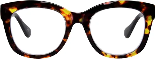 Gafas de lectura de gran tamaño para mujeres y hombres, marco grande de moda, bloqueo de luz azul, lentes de lectura con bisagras de resorte tortuga