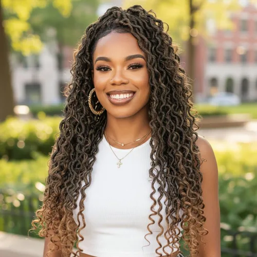 Miniatura 46 de Fulcrum Goddess Locs Cabello de Ganchillo de 10 Pulgadas, 8 Paquetes Nuevo Locs Sintéticos de Ganchillo para Mujeres Negras, Locs de Ganchillo