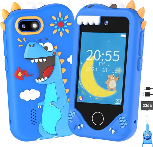 Teléfono Inteligente para Niños para Regalos de Niñas - Regalo de Cumpleaños y Navidad para Niños de 3 4 5 6 Años, Juguete de Teléfono Celular para