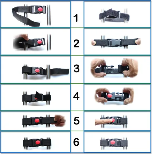 Miniatura 3 de Cerradura de despensa para puerta francesa, para refrigerador, armarios, caravana, brida de cables, los mejores regalos para productos de seguridad