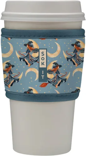 Miniatura 13 de Sok It HotSok Coffee & Tea - Funda de neopreno con aislamiento reutilizable (floral abstracto)