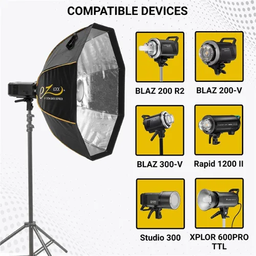 Miniatura 4 de Glow EZ Lock - Caja de luz rápida pequeña octa de 36 pulgadas, caja de luz parabólica de ocho lados se abre y se cierra fácilmente, esta caja de luz