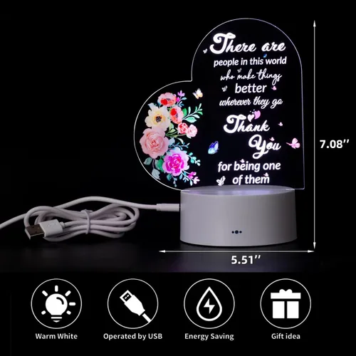 Miniatura 6 de Regalo de agradecimiento para mujeres, regalos inspiradores para compañeros de trabajo, profesores, enfermeras y amigos, recuerdo de despedida