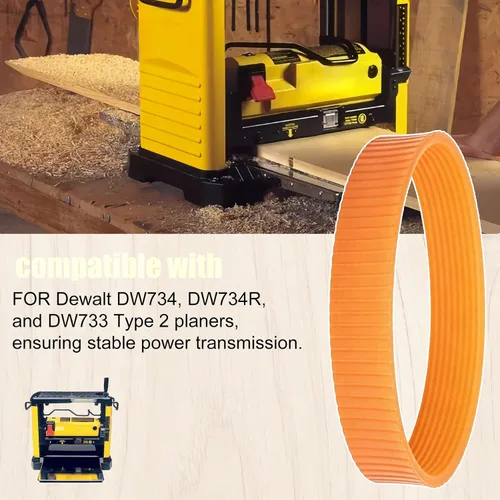 Miniatura 5 de Correa cepilladora 429962-08 de repuesto para cepilladora DeWalt DW734 (2 unidades)