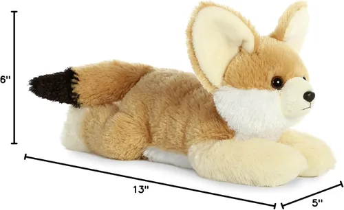 Miniatura 3 de Aurora® Adorable Flopsie™ Fennec Fox Peluche - Facilidad juguetona - Compañeros atemporales - Marrón 12 pulgadas