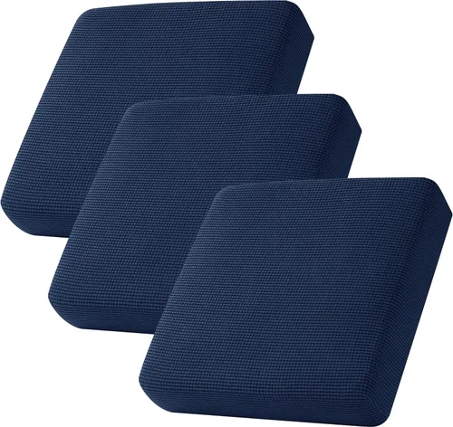 Miniatura 39 de CHUN YI - Funda elástica de cojín para sofá biplaza, funda de asiento de sofá con tela jacquard de elastano (mediana, color marfil blanco)